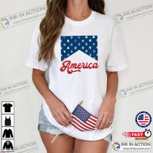 Fourth of July Shirt USA Flag T Shirt America Tee 1 Ink In Action