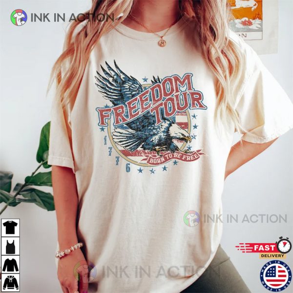 Freedom Tour 1776, Eagle Flag, Independence Day Gift