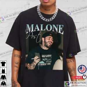 Funny post malone shirt Retro Post Malone Fan Sweatshirt 2 Ink In Action