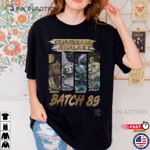 Guardians Of The Galaxy Batch 89 Rocket Team Shirt 1 Ink In Action