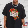 Happy Juneteenth 1865 Black Freedom Melanin Black Pride T-Shirt