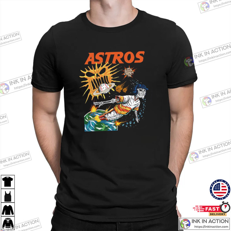 Go Astros Baseball Shirt, Houston Baseball - Ink In Action