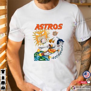Vintage Astros Shirt Houston Astros Tee - Ink In Action
