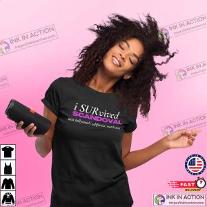 I SURvived Scandoval 2023 Shirt Vanderpump Rules Fan Merch 3 Ink In Action