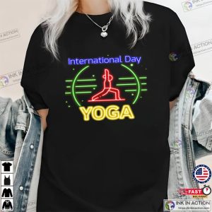 International Yoga day Classic T Shirt 1 Ink In Action