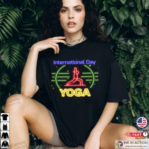 International Yoga day Classic T Shirt 2 Ink In Action