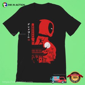 Japanese Style Deadpool new mutants 98 Comic Book Shirt 5 Ink In Action