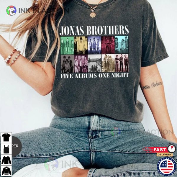 Jonas Brothers The Eras Tour Shirt, Jonas Brother Merch