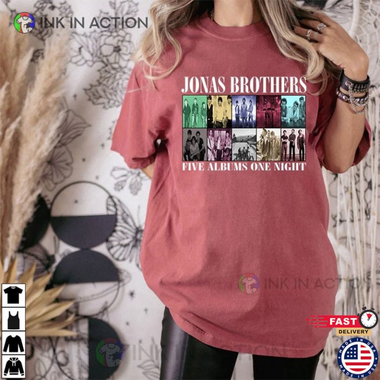 Jonas Brothers The Eras Tour Shirt, Jonas Brother Merch - Ink In Action