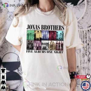 Jonas Brothers The Eras Tour Shirt Jonas Brother Merch 5 Ink In Action
