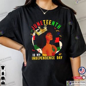 Juneteenth Queen T Shirt Independence Day 3 Ink In Action