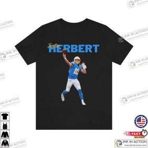 Justin Herbert La Chargers Quarterback NFL Football Nfl T Shirts