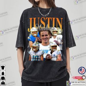 Justin Herbert Chargers Quarterback Homage Graphic Unisex T-Shirt