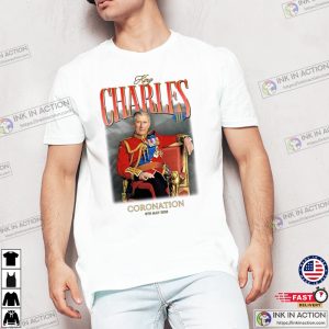 King Charles Coronation Date T-shirt King Charles lll