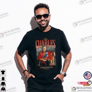 King Charles Coronation Date T shirt King Charles lll 3