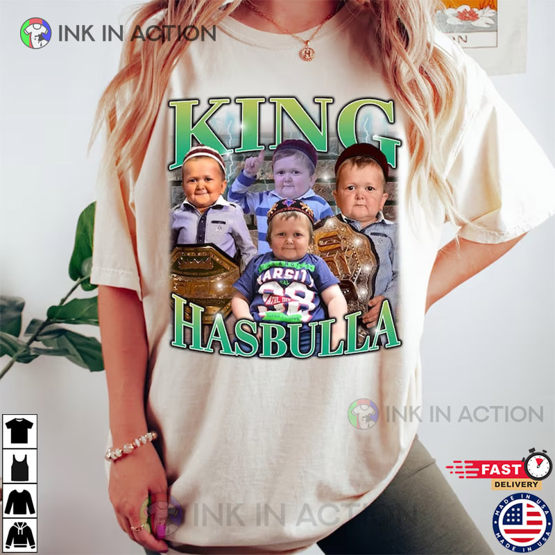 King hasbulla 90's style twitter meme shirt, hoodie, sweater, long