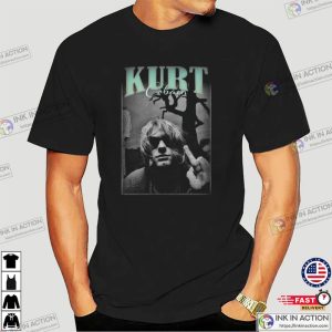 Kurt Cobain Nirvana Vintage Shirt 1 Ink In Action