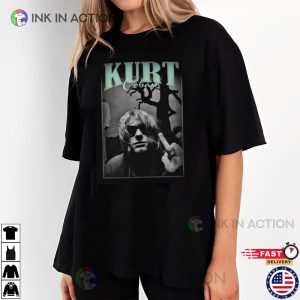 Kurt Cobain Nirvana Vintage Shirt 2 Ink In Action