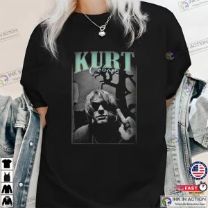 Kurt Cobain Nirvana Vintage Shirt 3 Ink In Action