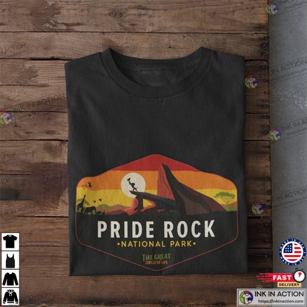 Lion King Disney, Pride Rock Lion King National Park Unisex Shirt