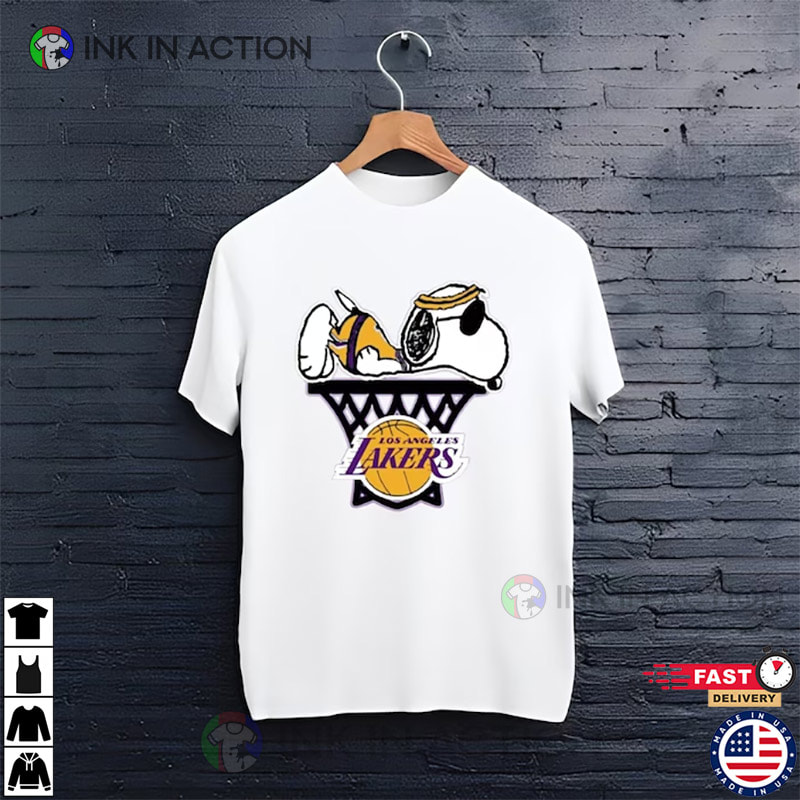 Championship Snoopy Los Angeles Lakers Shirt - High-Quality