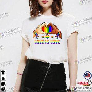 Love is Love Shirt lgbqt pride month Ink In Action