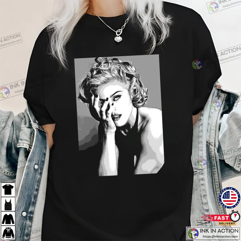 Madonna Retro Vintage 90s Queen Of Pop T-Shirt - Ink In Action