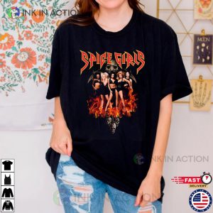 Metal Spice Girls Vintage Style T-Shirt, Spice Girl