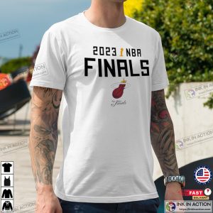 Miami Heat 2023 NBA Finals Trophy T shirt 0 Ink In Action