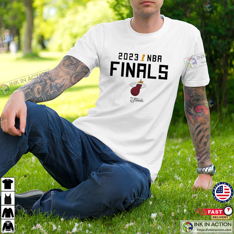 Miami Heat 2023 NBA Finals Trophy T-shirt - Ink In Action