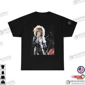 Minimal Graphic 70s tina turner Music Shirt 3 Ink In Action