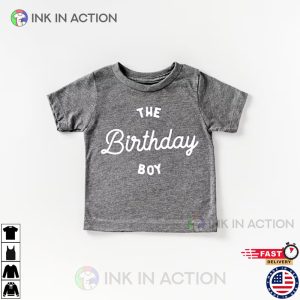 Minimalist The birthday boy Shirt 1st birthday outfit for boy 4