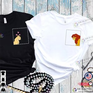 Nala Simba Disney Couples Shirts, Lion King His And Her Shirts