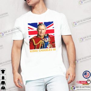 New King Of England King Charles III T Shirt 1