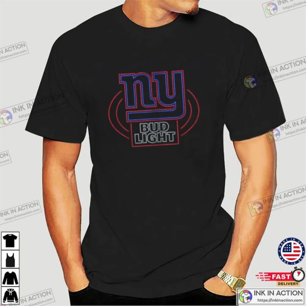 New York Giants Bud Light Shirt