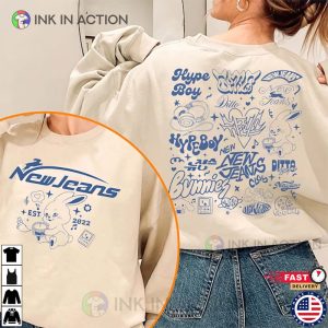 NewJeans Bunny Tracklist Tee New Jeans Merch 1 Ink In Action