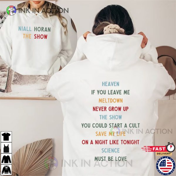 Niall Horan The Show Tracklist T-shirt