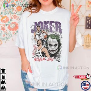 Nikola Jokic The Joker Shirt, Nikola Jokic Mvp Vintage 90s Graphic Tee