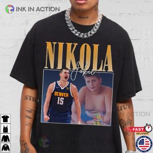 Nikola Jokic Mvp, Nuggets Basketball T-shirt - Ink In Action
