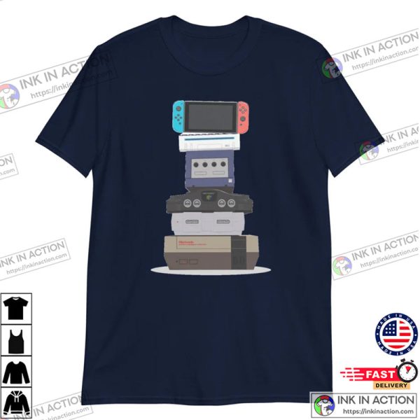 Nintendo Evolution Shirt Gift For Gaming Fan, Classic Arcade Games