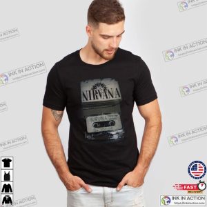 Nirvana Cassette Tape Vintage T Shirt 1 Ink In Action