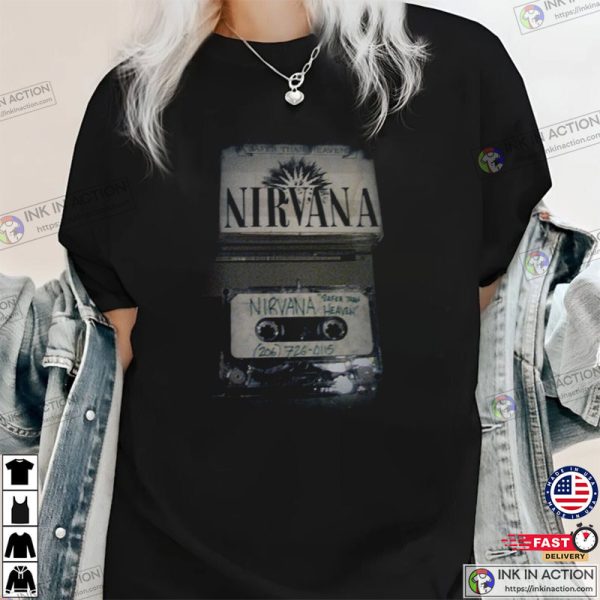 Nirvana Cassette Tape Vintage T-Shirt