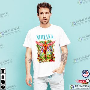 Nirvana Tour In Utero Angel Forest T Shirt 1 Ink In Action