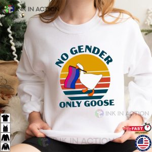 No Gender Only Goose LGBTQ Flag Shirt 1 Ink In Action
