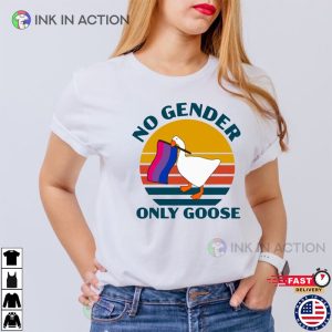No Gender Only Goose LGBTQ Flag Shirt 4 Ink In Action