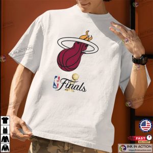 Official miami nba Miami Heat NBA Finals T shirt Ink In Action