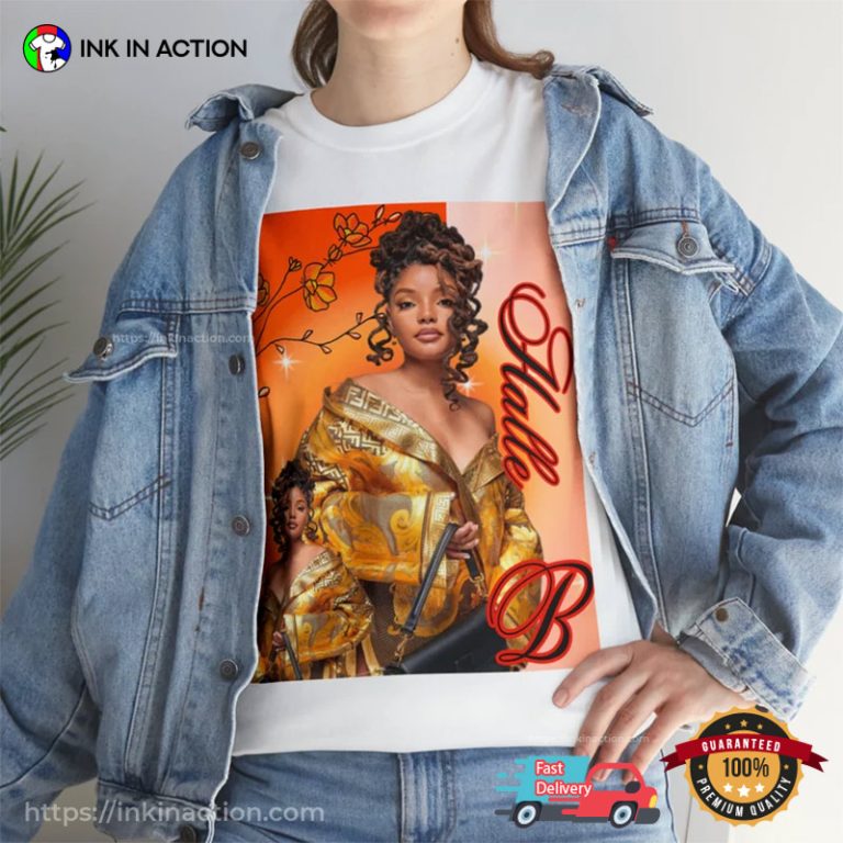 Halle Bailey Vintage Inspired Zodiac Astrology Tshirt, Little Mermaid