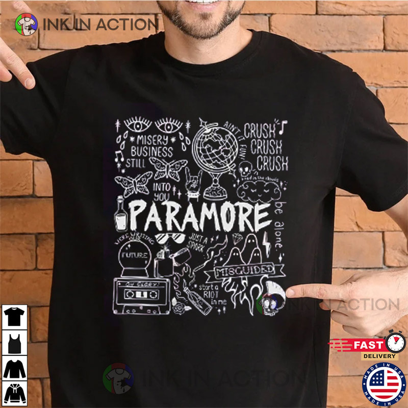 Vintage Paramore Tattoo Shirt 2023 Tour Unisex Classic