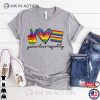 Peace Love Equality Rainbow Flag Shirt, Pride Month