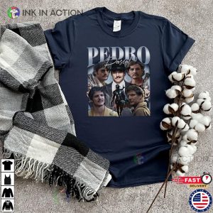 Pedro Pascal TV Series Shirt Pedro Pascal Fan Gifts 3 Ink In Action